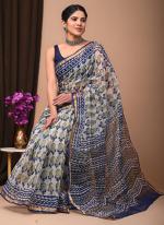 Cotton Multi Colour  Digital Printed Saree